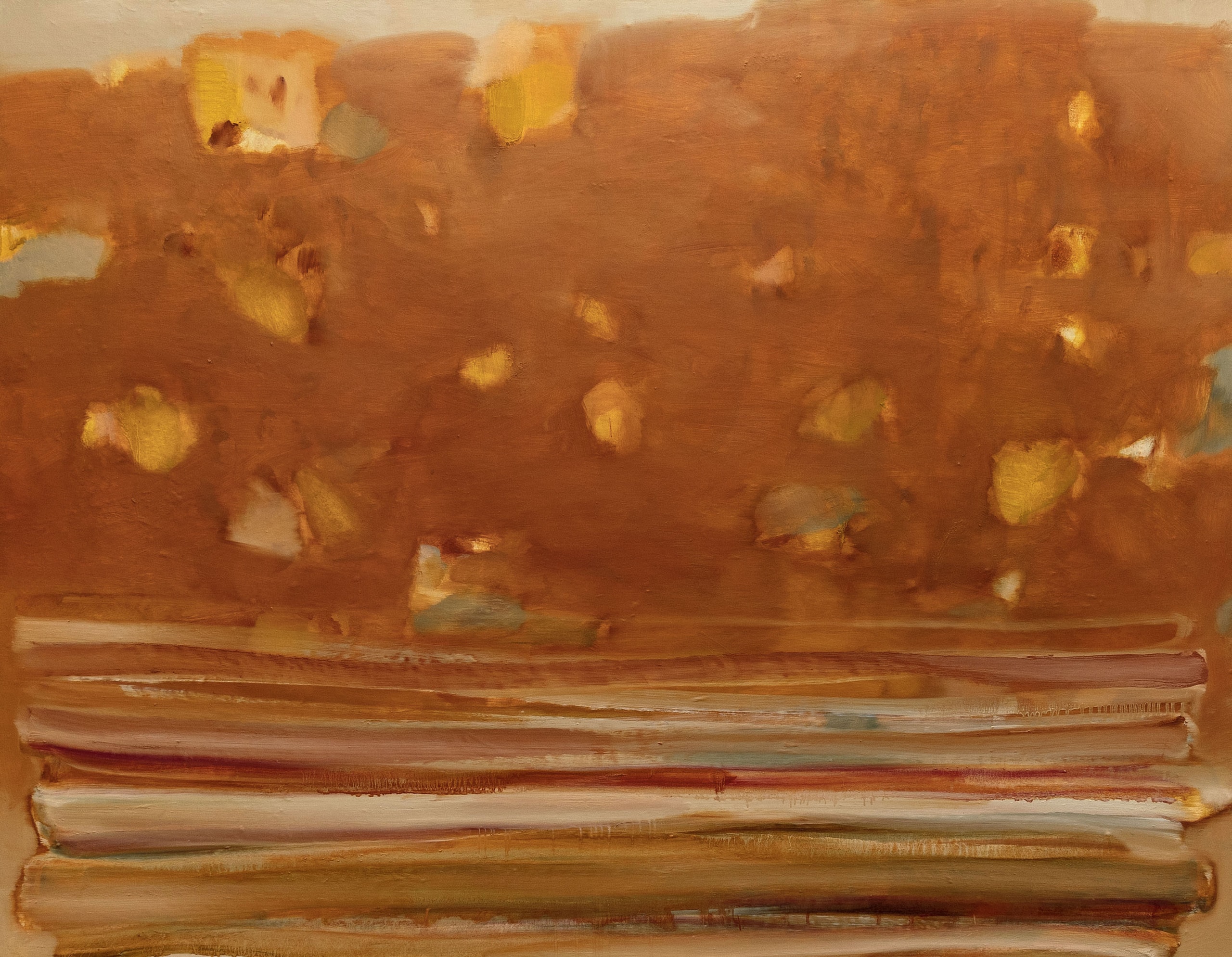 Grumes 2, huile sur toile, 114 x 146 cm